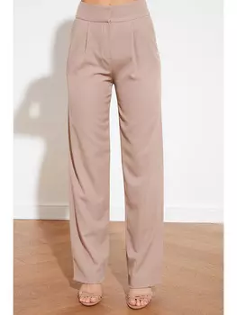 Брюки trendyol Marlenehose, бежевый