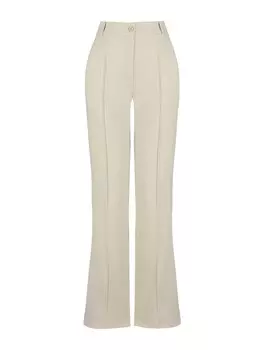 Брюки Trendyol Regular Pleated Pants, бежевый