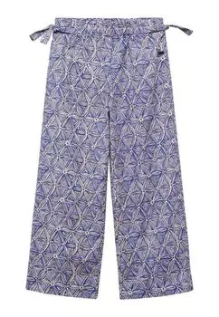 Брюки TROUSERS Mango Kids, цвет blue