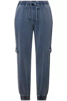 Брюки Ulla Popken, цвет blue denim
