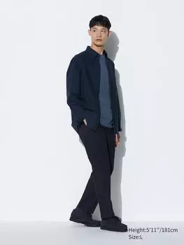 Брюки Uniqlo, цвет 69 синий