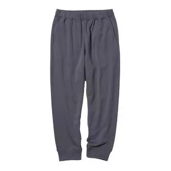 Брюки Uniqlo Fleece Stretch Easy, темно-серый