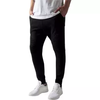 Брюки Urban Classics Pleat, черный