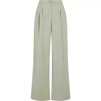 Брюки Urban Classics Wide Leg, зеленый