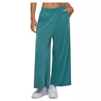 Брюки Urban Classics Wide-Leg, зеленый