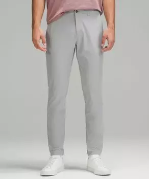 Брюки узкого кроя ABC Lululemon, серебряный