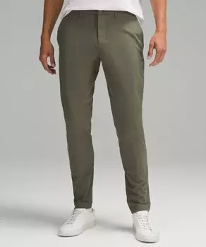Брюки узкого кроя ABC Lululemon, зеленый