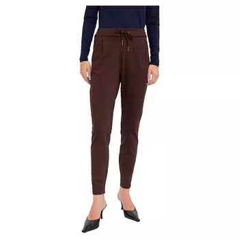 Брюки Vero Moda Eva Loose Fit, коричневый