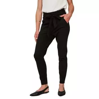 Брюки Vero Moda Loose Paperbag, черный