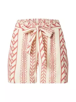 Брюки VERO MODA Regular Pants Dicthe, цвет Auburn/natural white