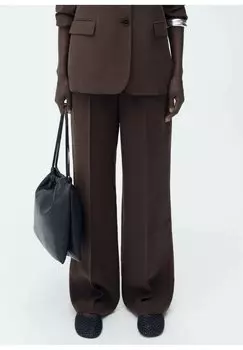 Брюки VERONICA Mango, коричневый