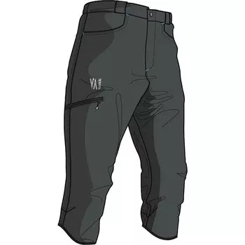 Брюки Vertical Long 3/4, серый