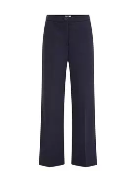 Брюки WE Fashion Regular Pleated Pants, темно-синий
