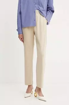 Брюки Weekend Max Mara, бежевый
