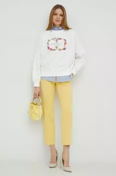 Брюки Weekend Max Mara, желтый