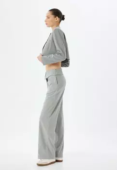 Брюки WIDE LEG Koton, серый