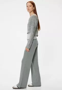 Брюки WIDE LEG Koton, серый