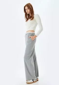 Брюки WIDE LEG Koton, серый