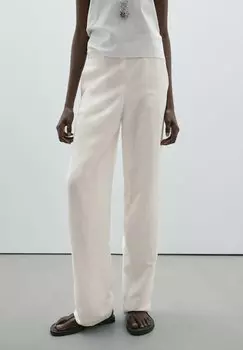 Брюки WITH A CLEAN DESIGN Massimo Dutti, бежевый