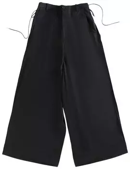 Брюки Y-3 Rayon Twill Wide Pants 'Wi Black', черный
