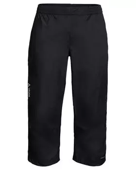 Брюки занижены на 3/4 Vaude, черный
