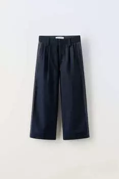Брюки Zara Denim-effect, синий-индиго
