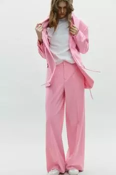 Брюки ZARA, розовый