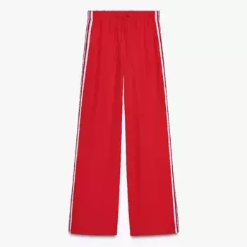 Брюки Zara Side Taping, красный