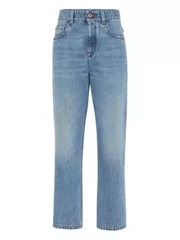 Brunello Cucinelli джинсы Retro, синий