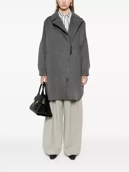 Brunello Cucinelli кашемировое пальто, серый