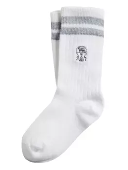 Brunello Cucinelli Kids трикотажные носки, белый