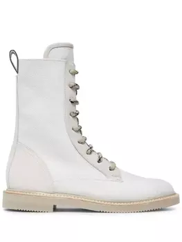 Brunello Cucinelli кожаные ботинки, белый