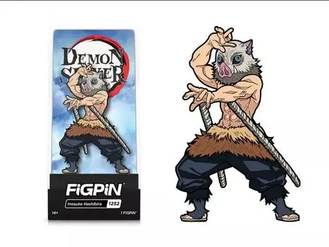Булавка Demon Slayer: Kimetsu no Yaiba FiGPiN #1252 Inosuke Hashibira Figpin