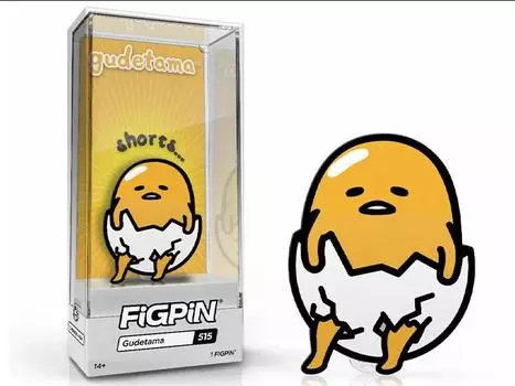 Булавка Gudetama FiGPiN #515 Gudetama Shorts Limited Edition Figpin