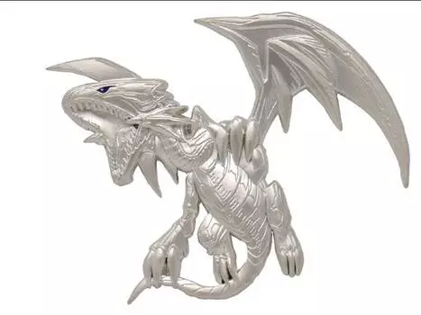 Булавка Yu-Gi-Oh! Blue-Eyes White Dragon Limited Edition .999 Silver-Plated XL Premium Pin Badge Fanattik Collectibles