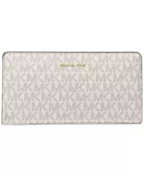 Бумажник Bryant Large Slim Snap Michael Kors, белый