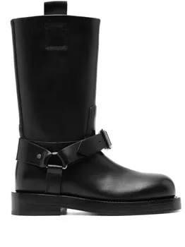 Burberry ботинки с пряжками, черный