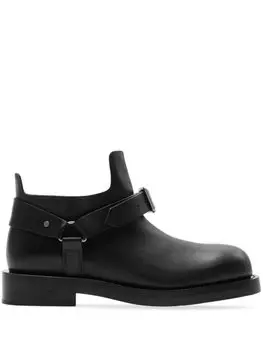 Burberry ботинки с пряжкой, черный