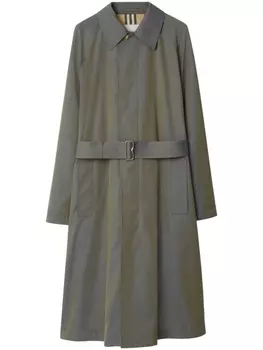 Burberry длинное пальто, серый