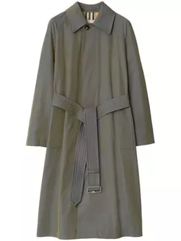 Burberry длинное пальто, серый