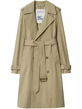 Burberry длинный тренч, нейтральный