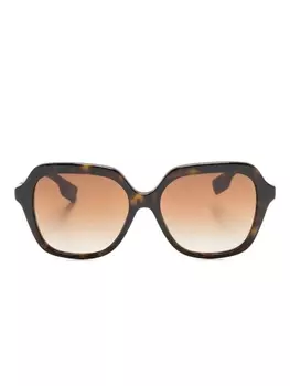 Burberry Eyewear солнцезащитные очки в оправе черепаховой расцветки, коричневый