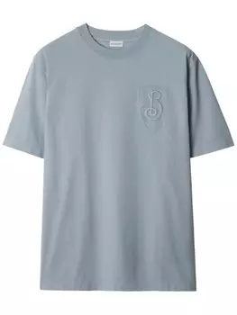 Burberry футболка B Shield, синий