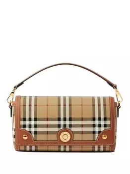 Клетчатая сумка Burberry, коричневый