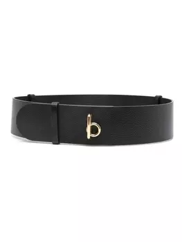 Burberry ремень с пряжкой, черный