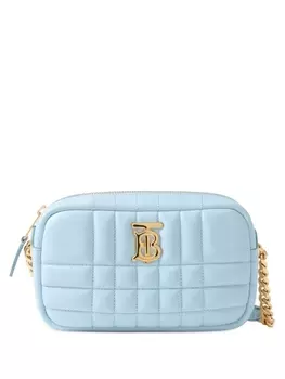 Стеганая мини-сумка Burberry Lola, синий