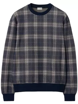 Burberry свитер в клетку, синий