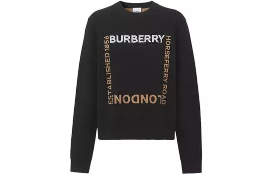 Burberry Женский Кашемировый Свитер, цвет Black