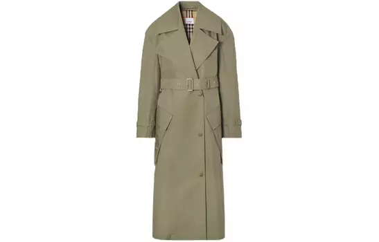 Burberry Женский Тренч, цвет Deep fern green