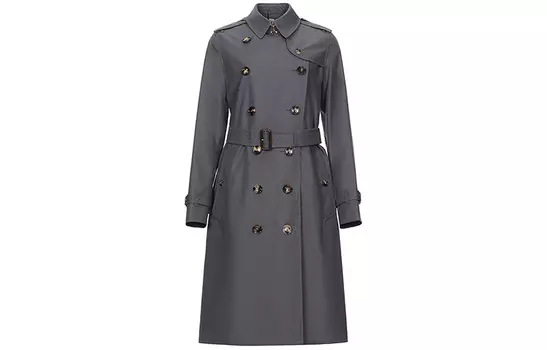 Burberry Женский Тренч, цвет Medium Gray